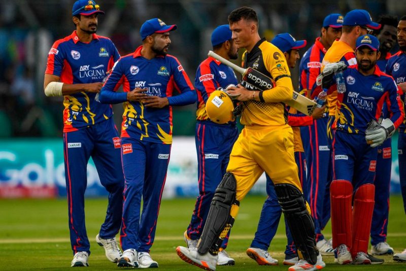 A mobile phone was seen in use during Karachi Kings's PSL 2020 clash against Peshawar Zalmi