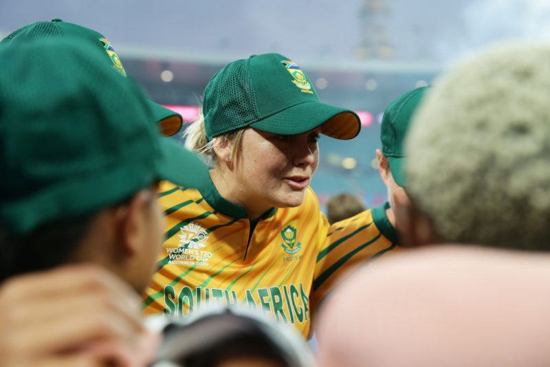 Dane van Niekerk said she'd rather lose a semi-final than get a free pass to the final